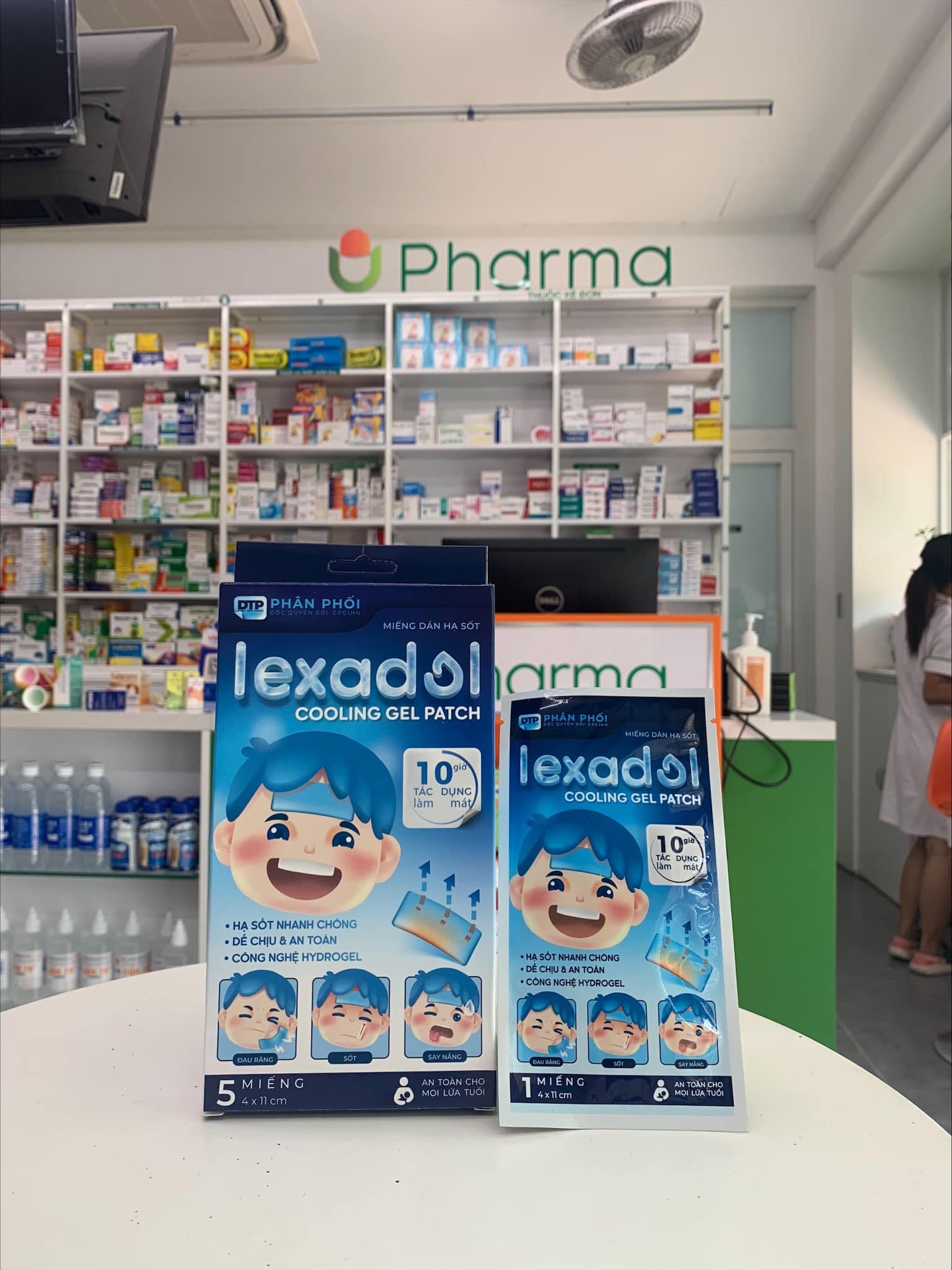 Miếng dán hạ sốt Lexadol (Fever Cooling Patch)