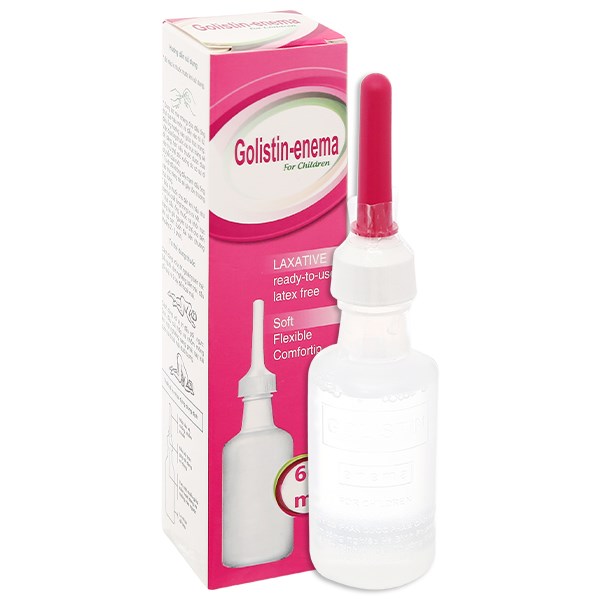 Golistin enema for children