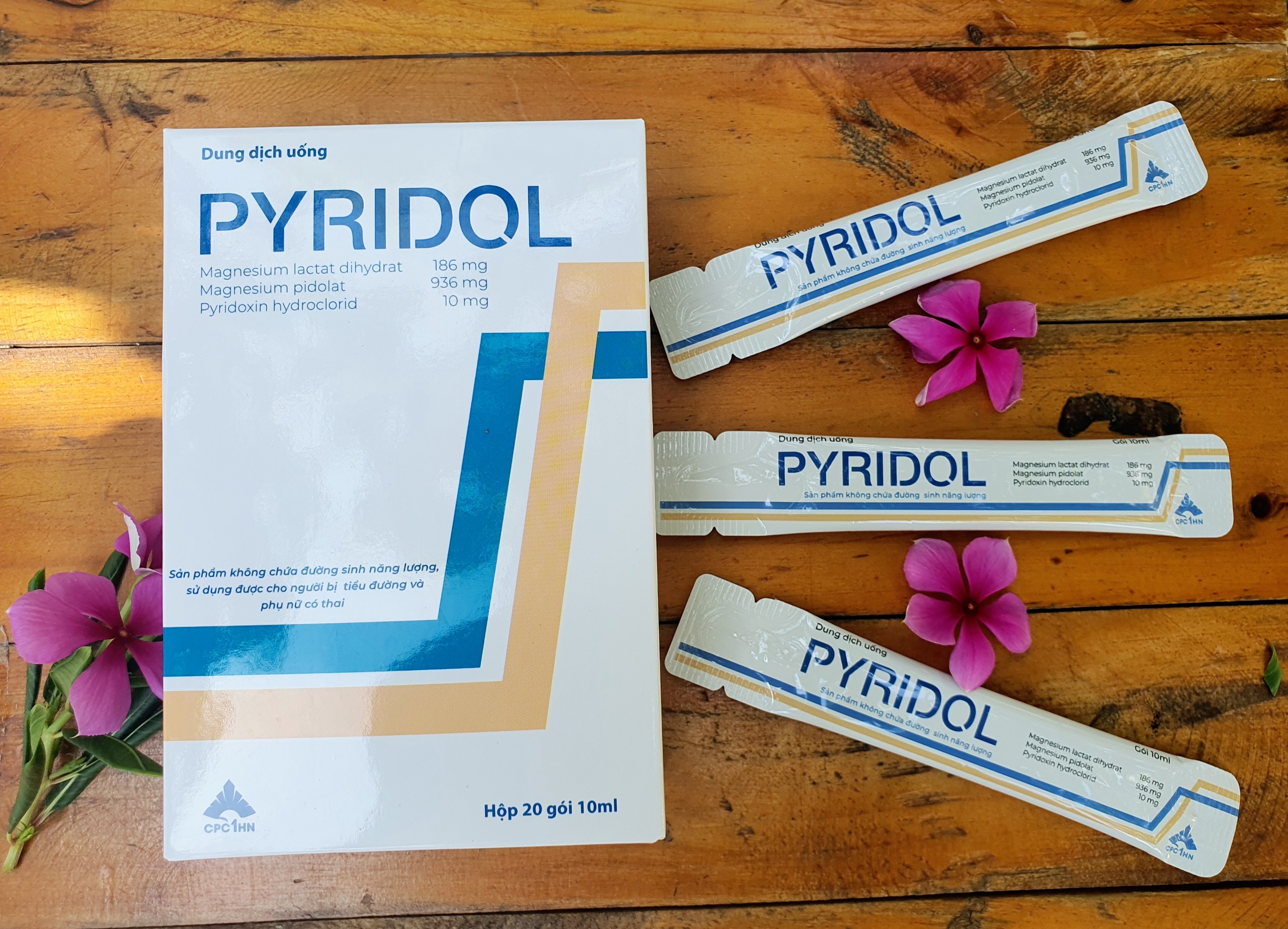 Pyridol hộp 20 gói