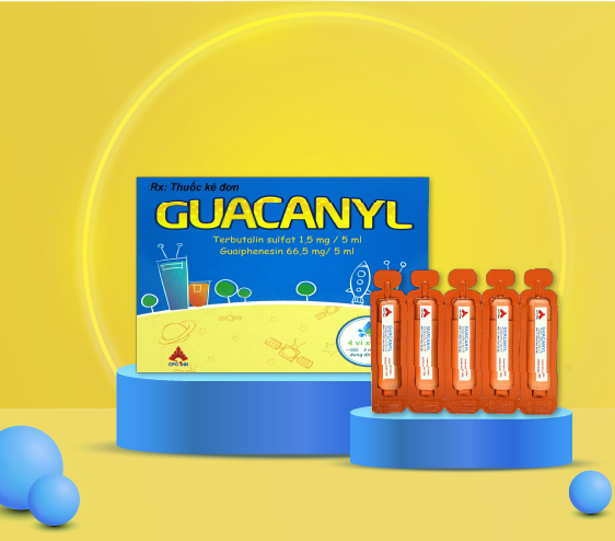 Guacanyl - Hộp 4 vỉ x 5 ống 5ml