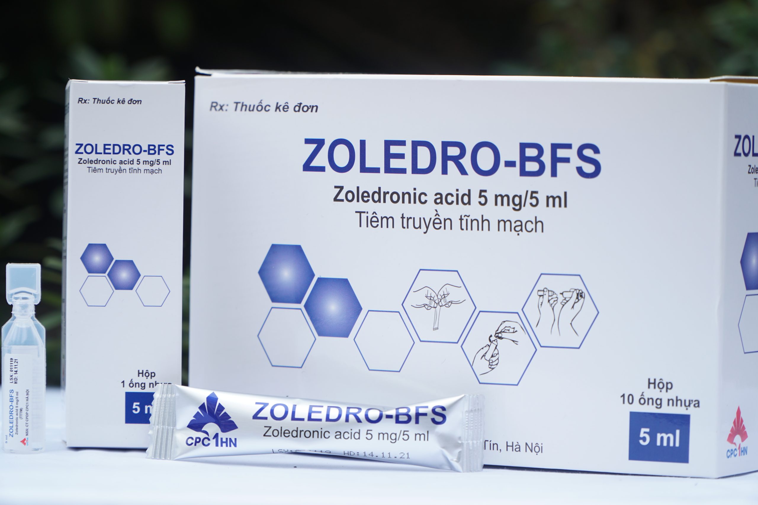 Zoledro-BFS - Hộp 10 ống x 5 ml