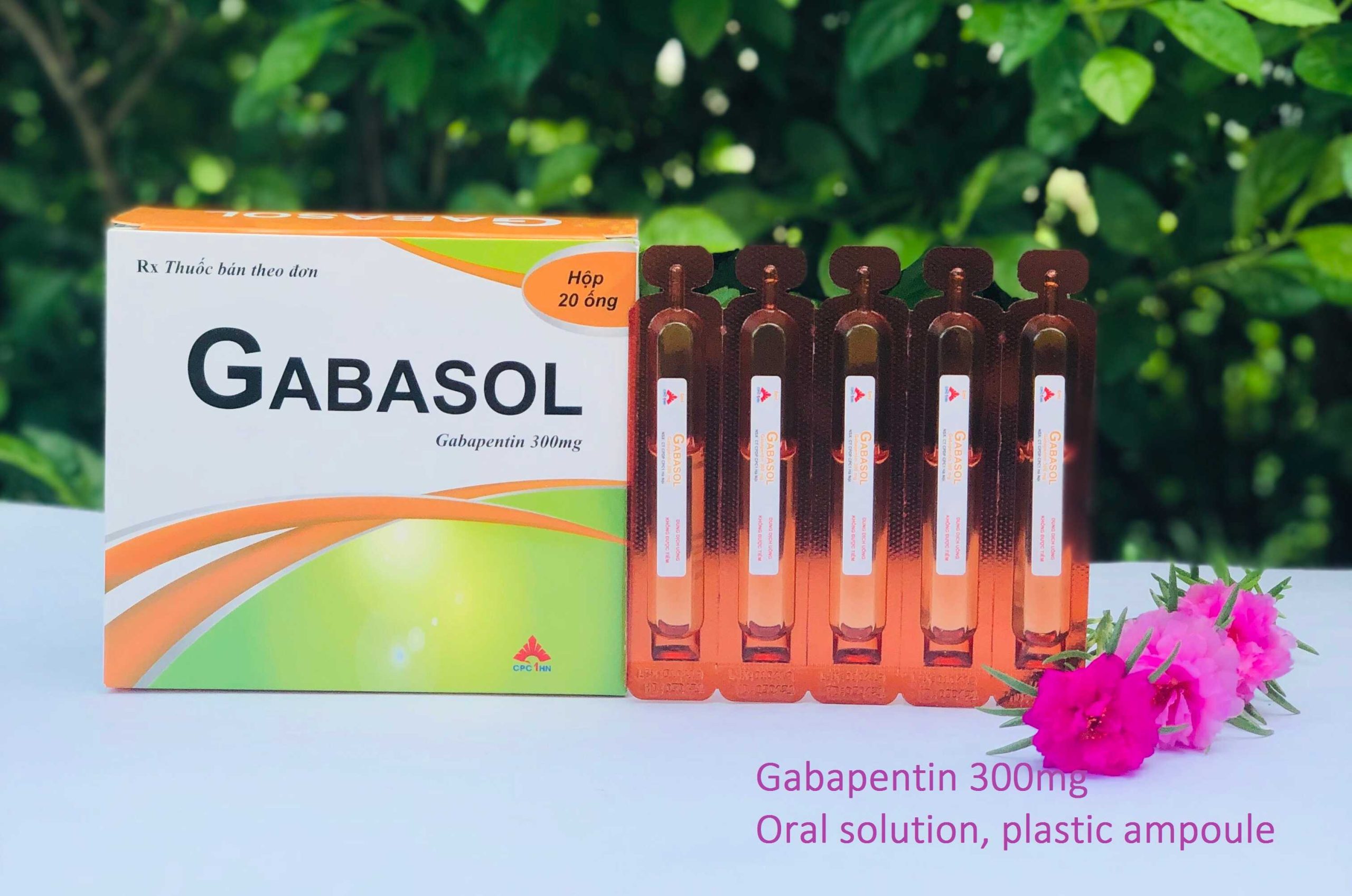 Gabasol - Hộp 4 vỉ x 5 ống 6ml 