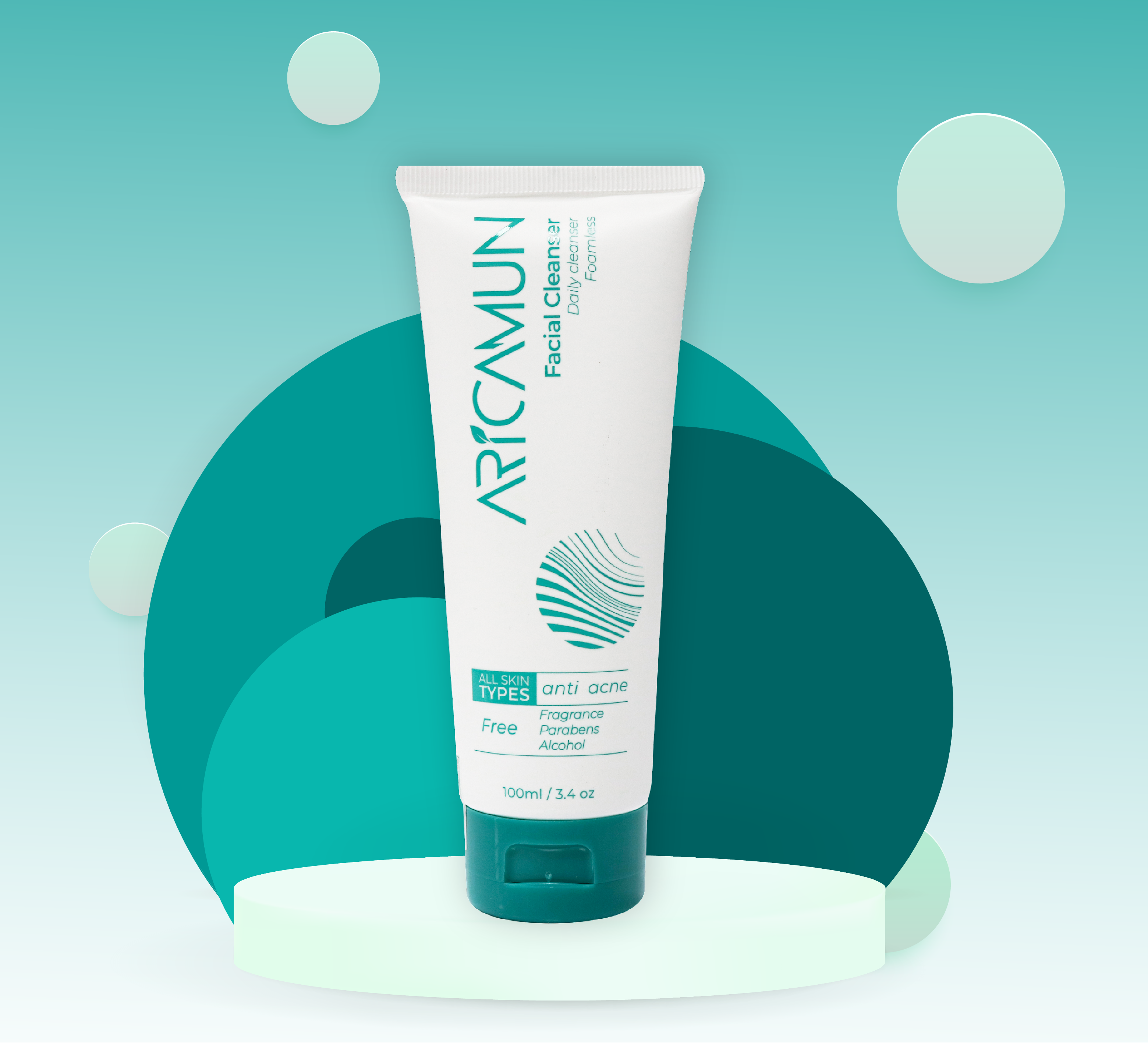 Aricamun Facial Cleanser - Tuýp 100ml