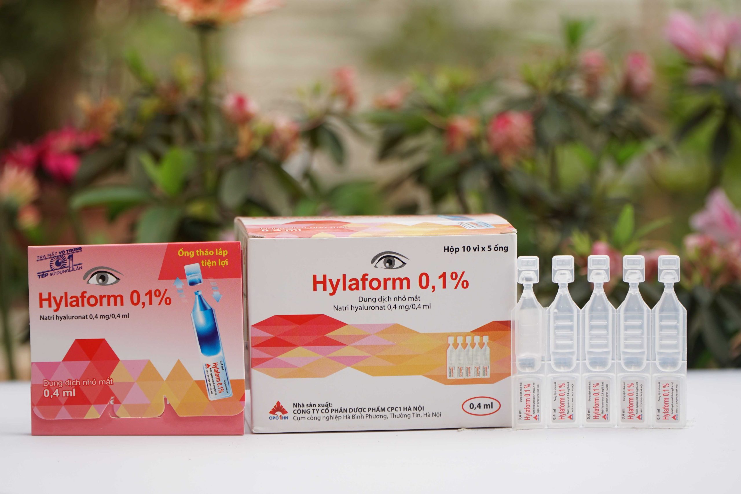 Hylaform 0.1% single dose