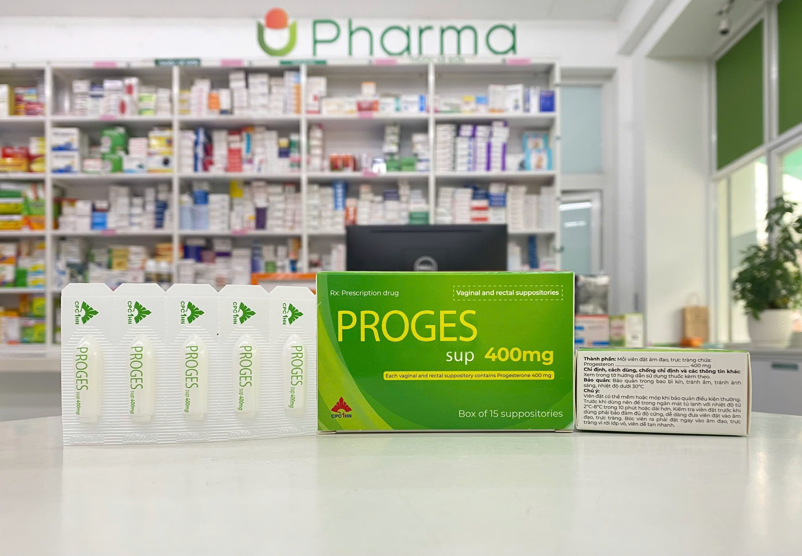 Proges sup 400mg