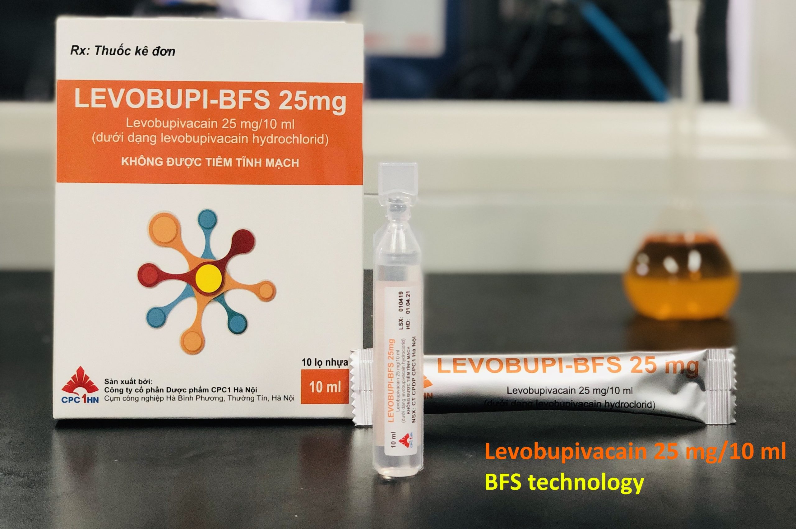 Levobupi-BFS 25mg - Hộp 10 lọ 10ml 